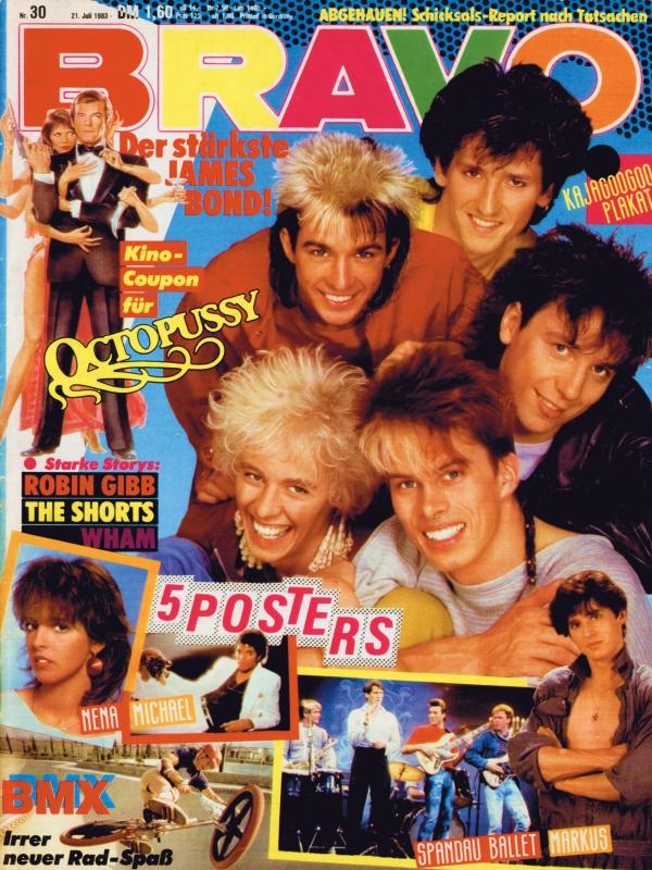 BRAVO Nr. 30 vom 21.07.1983 – Titelseite: KajaGooGoo