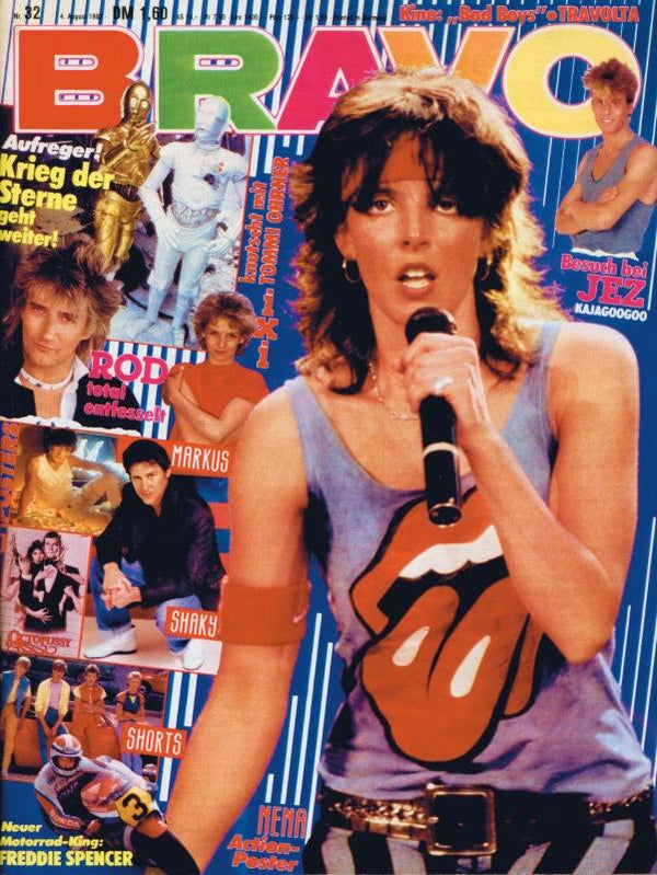 BRAVO Nr. 32 vom 4 août 1983 – Titelseite: Néna