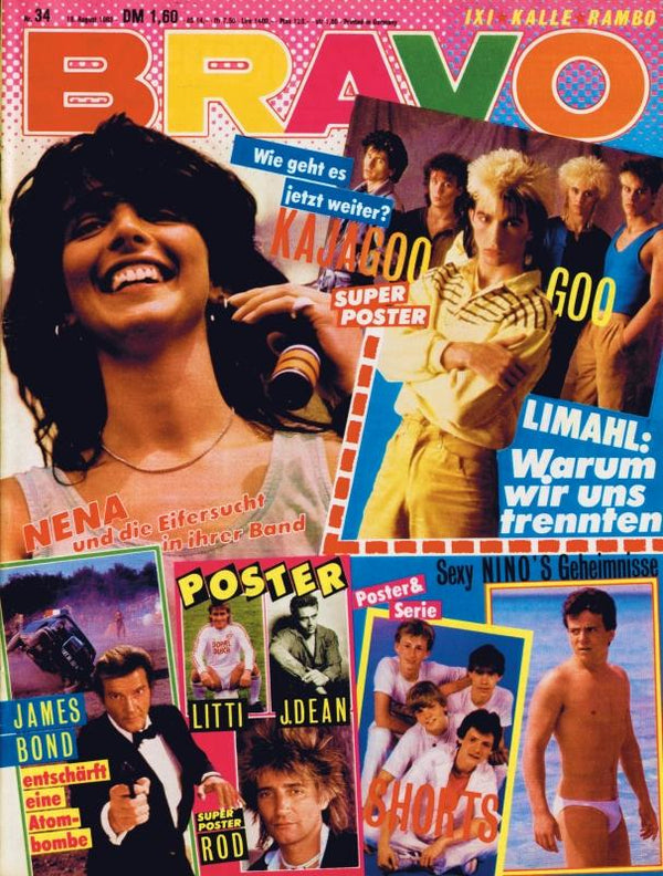 BRAVO Nr. 34 vom 18 août 1983 – Titelseite: Néna