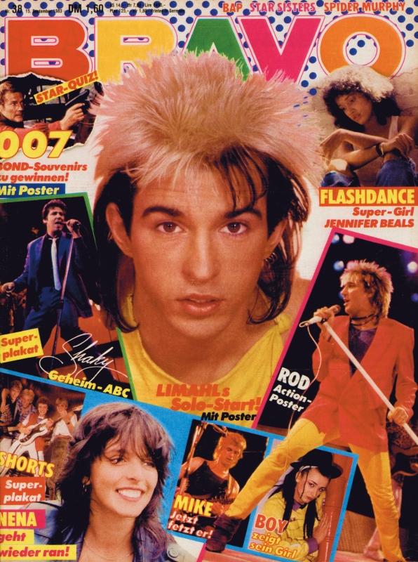 BRAVO Nr. 38 vom 15 septembre 1983 – Titelseite: Limahl