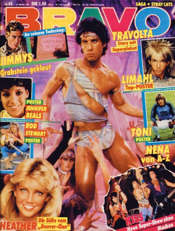 BRAVO Nr. 44 vom 27.10.1983 – Titelseite: John Travolta