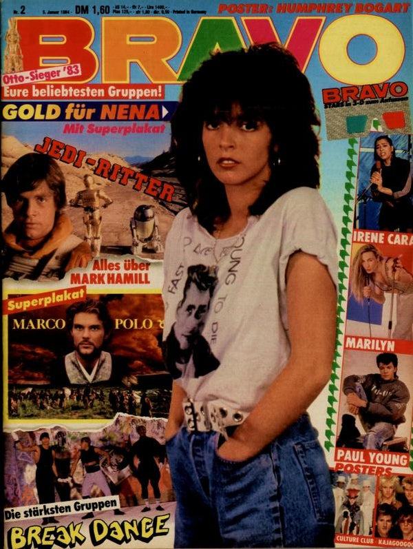 BRAVO Nr. 2 vom 5 janvier 1984 – Titelseite: Néna