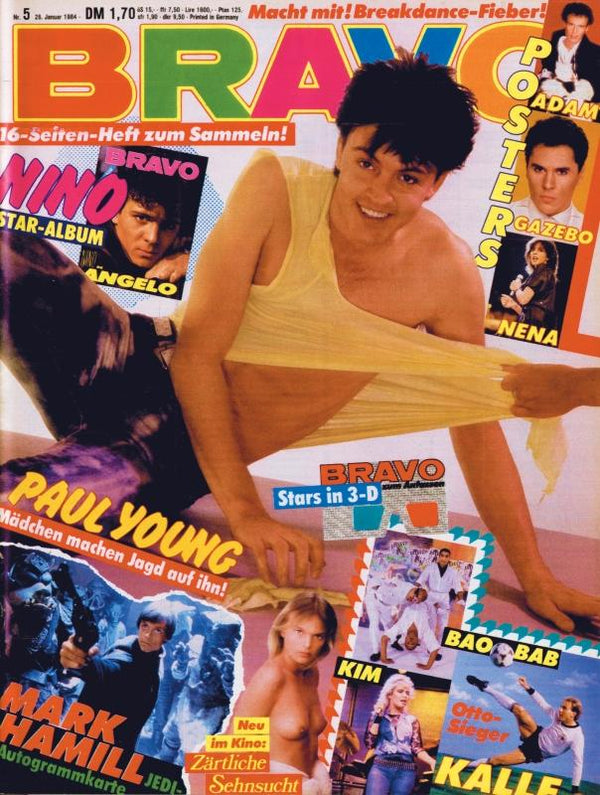 BRAVO Nr. 5 vom January 26, 1984 – Titelseite: Paul Young