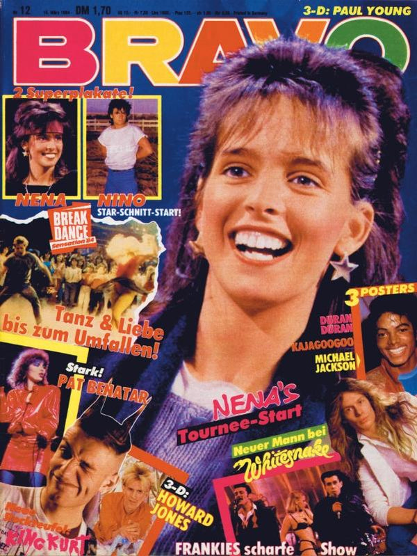 BRAVO Nr. 12 vom 15 mars 1984 – Titelseite: Néna
