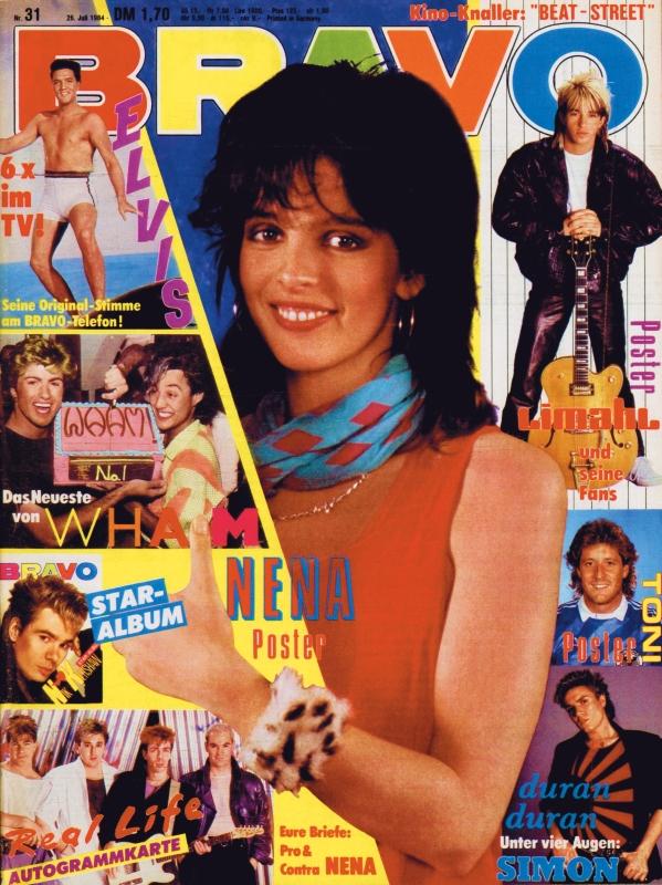 BRAVO Nr. 31 vom 26 juillet 1984 – Titelseite: Néna