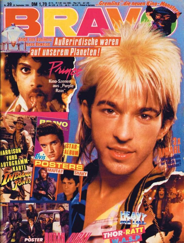 BRAVO Nr. 39 vom 20 septembre 1984 – Titelseite: Limahl