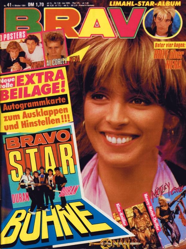 BRAVO Nr. 41 vom 4 octobre 1984 – Titelseite: Néna