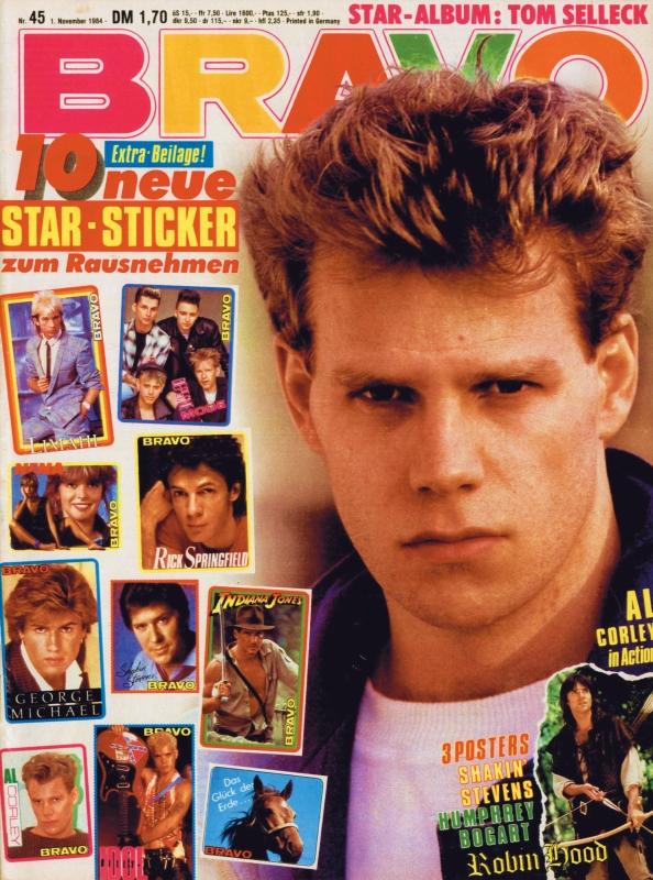 BRAVO Nr. 45 vom 01.11.1984 – Titelseite: Al Corley