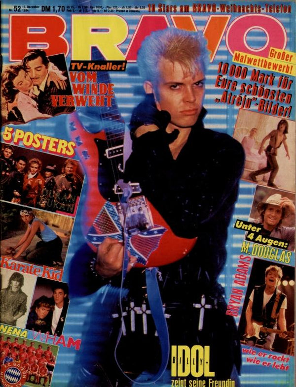 BRAVO Nr. 52 vom 19 décembre 1984 – Titelseite: Billy Idol