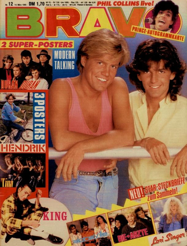 BRAVO Nr. 12 vom 14 mars 1985 – Titelseite: Parler moderne