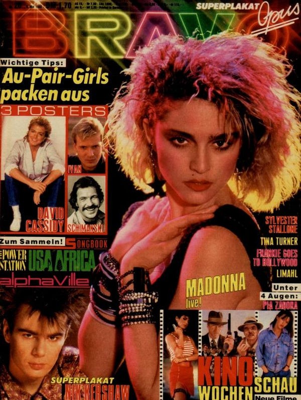 BRAVO Nr. 20 vom 9 mai 1985 – Titelseite: Madone