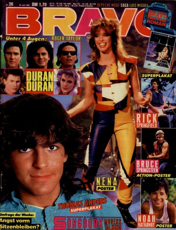 BRAVO Nr. 26 vom 20 juin 1985 – Titelseite: Néna