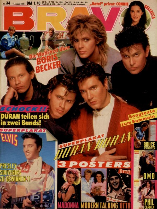 BRAVO Magazin - Alle Ausgaben von 1985 Nr. 34