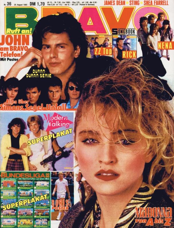 BRAVO Magazin - Alle Ausgaben von 1985 Nr. 36