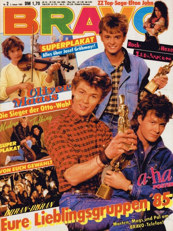 BRAVO Nr. 2 vom 2 janvier 1986 – Titelseite: Ah ah