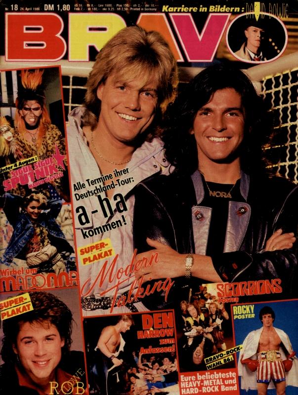BRAVO Magazin - Alle Ausgaben von 1986 Nr. 18