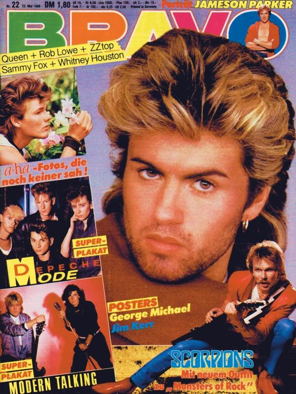 BRAVO Nr. 22 vom 22 mai 1986 – Titelseite: Georges Michael