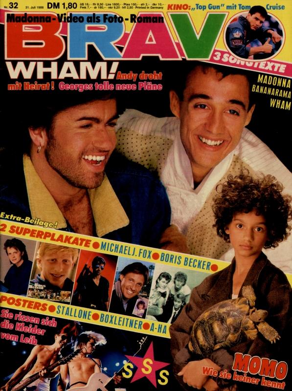 BRAVO Nr. 32 vom 31 juillet 1986 – Titelseite: Pan