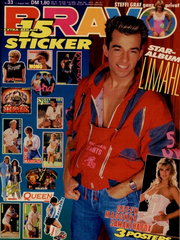 BRAVO Nr. 33 vom 7 août 1986 – Titelseite: Limahl