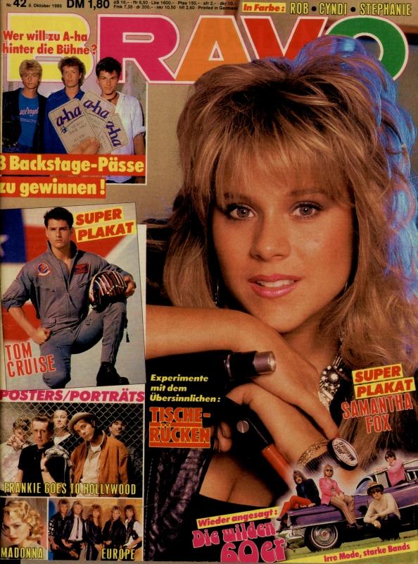 BRAVO Magazin - Alle Ausgaben von 1986 Nr. 42
