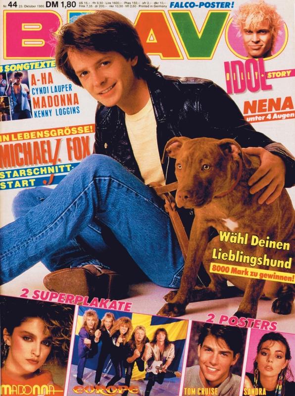 BRAVO Nr. 44 vom 23 octobre 1986 – Titelseite: Michael J. Fox