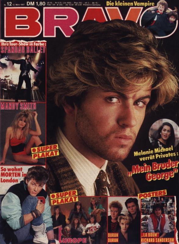 BRAVO Nr. 12 vom 12 mars 1987 – Titelseite: Georges Michael
