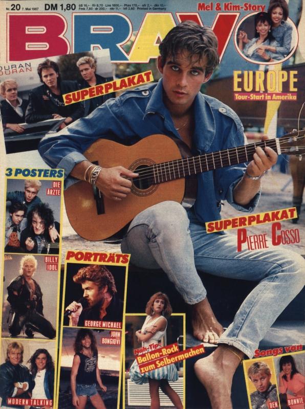 BRAVO Nr. 20 vom 07.05.1987 – Titelseite: Pierre Cosso