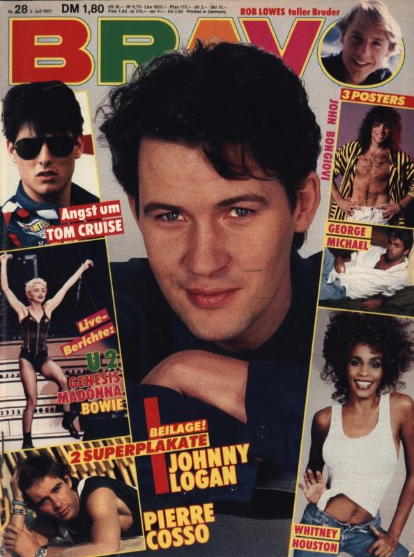 BRAVO Nr. 28 vom 2 juillet 1987 – Titelseite: Johnny Logan