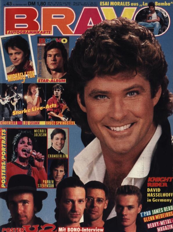 BRAVO Magazin - Alle Ausgaben von 1987 Nr. 43