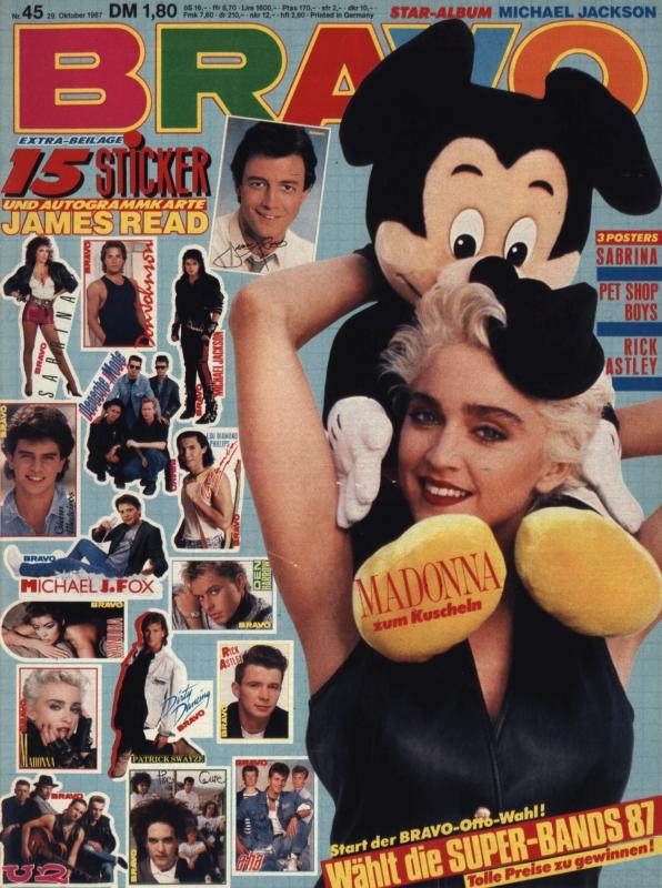 BRAVO Magazin - Alle Ausgaben von 1987 Nr. 45