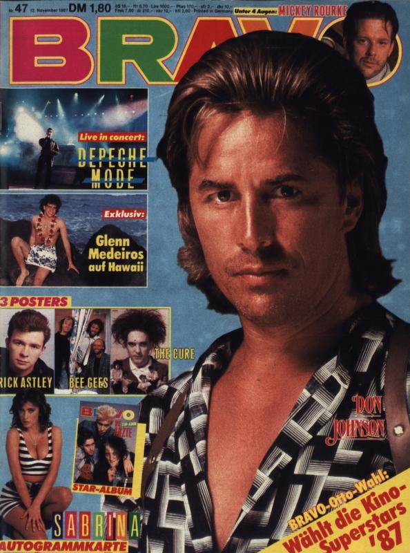 BRAVO Magazin - Alle Ausgaben von 1987 Nr. 47