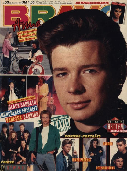 BRAVO Magazin - Alle Ausgaben von 1987 Nr. 53