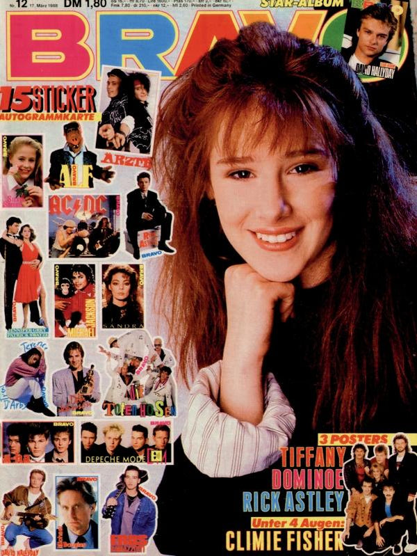 BRAVO Nr. 12 vom 17 mars 1988 – Titelseite: Tiffany