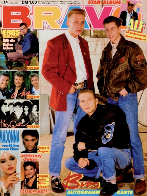 BRAVO Nr. 14 vom 30 mars 1988 – Titelseite: Les frères
