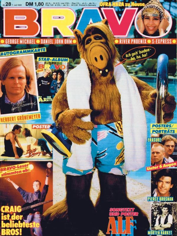 BRAVO Nr. 28 vom 7 juillet 1988 – Titelseite: Alf