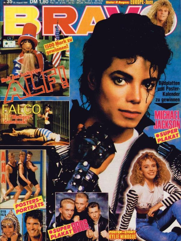 BRAVO Nr. 35 vom 25 août 1988 – Titelseite: Michael Jackson