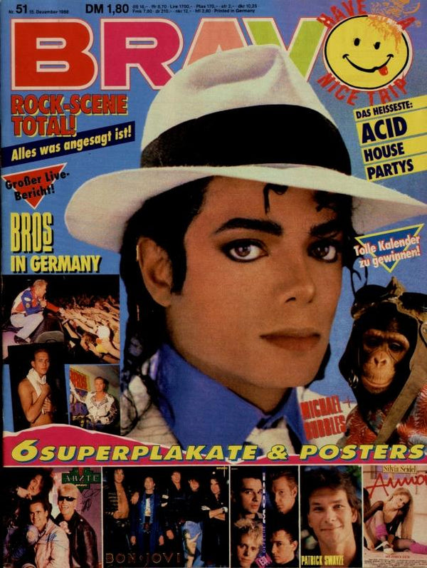 BRAVO Nr. 51 vom 15 décembre 1988 – Titelseite: Michael Jackson