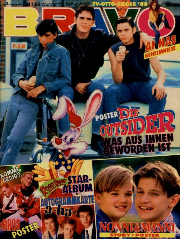 BRAVO Nr. 4 vom 19 janvier 1989 – Titelseite: Les étrangers