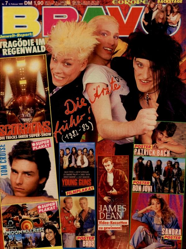 BRAVO Magazin - Alle Ausgaben von 1989 Nr. 07