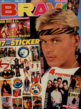 Magazine BRAVO 1989 – Tous les numéros individuellement en téléchargement PDF – Nr. 36