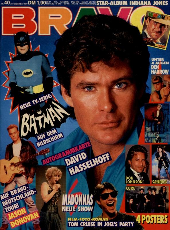 BRAVO Magazin - Alle Ausgaben von 1989 Nr. 40