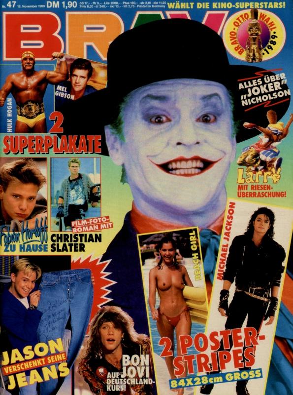 BRAVO Magazin - Alle Ausgaben von 1989 Nr. 47