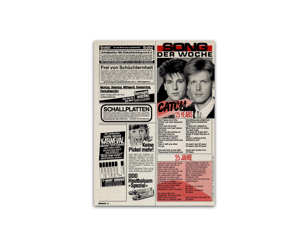 BRAVO Songbooks des Jahres 1984 zum Download