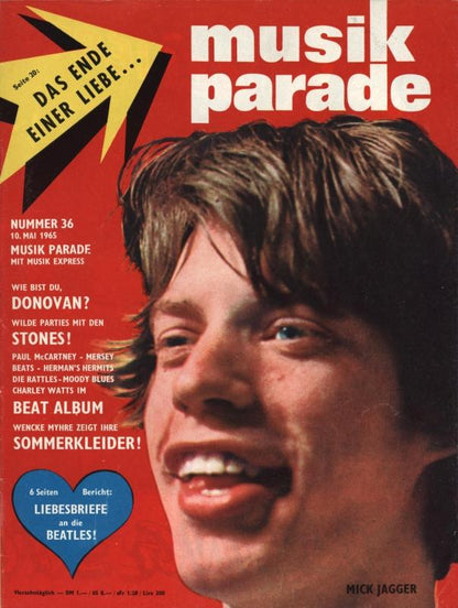 MUSIK PARADE Magazin - Alle Ausgaben von 1965 Nr. 36