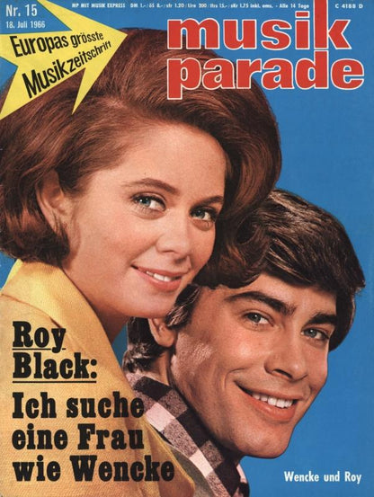 MUSIK PARADE Magazin - Alle Ausgaben von 1966 Nr. 15