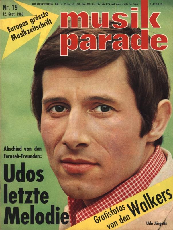 MUSIK PARADE Magazin - Alle Ausgaben von 1966 Nr. 19