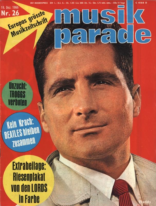 MUSIK PARADE Magazin - Alle Ausgaben von 1966 Nr. 26