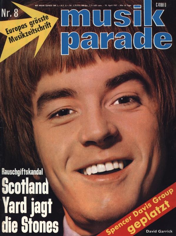 MUSIK PARADE Magazin - Alle Ausgaben von 1967 Nr. 08