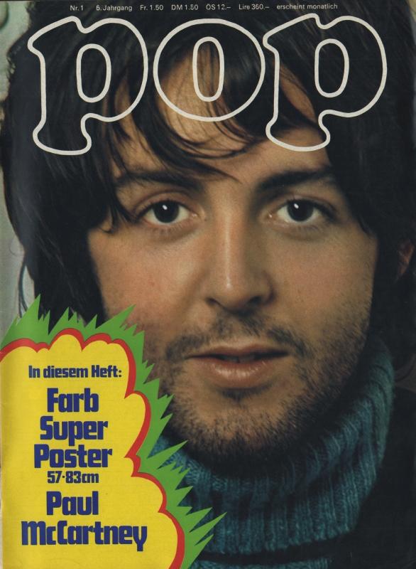 POP Magazin - Alle Ausgaben von 1971 Nr. 01