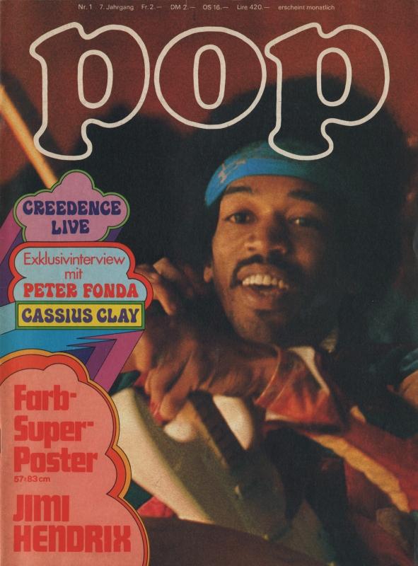 POP Magazin - Alle Ausgaben von 1972 Nr. 01